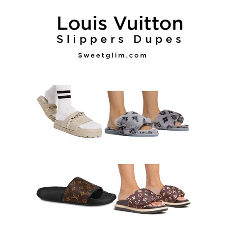 louis vuitton slippers dupe|louis vuitton slippers faux.